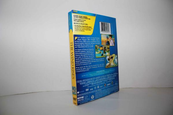 2016 Newest Wind Rises dvd Movie disney movie children carton dvd with slip cover case
