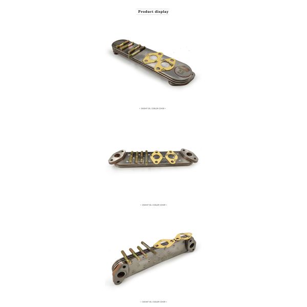 Base pulida de refrigerador de aceite del refrigerador 15711-1370 15701-1171 W06E W06D W04D del aceite de motor