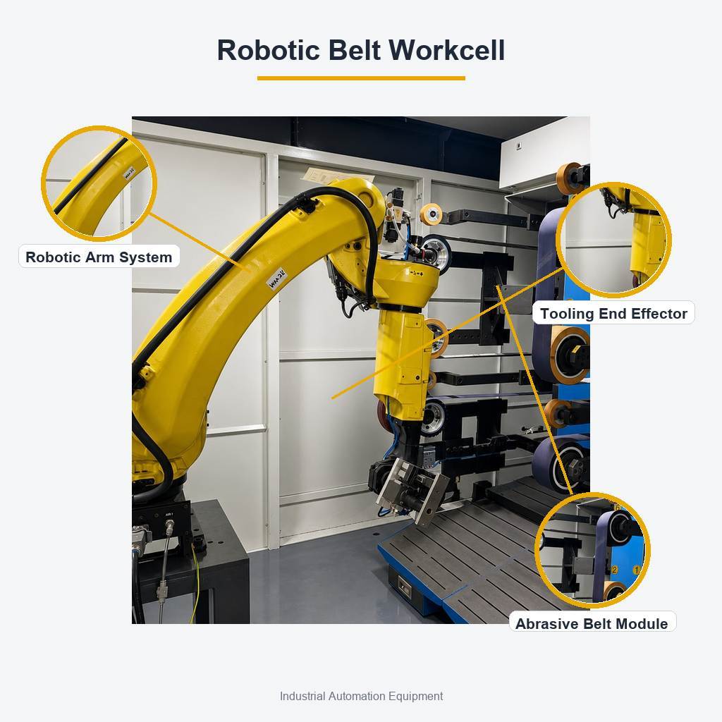 Autonomous Path Planning Robotic Faucet Polishing Machine For Brass Three-way Faucet Bodies