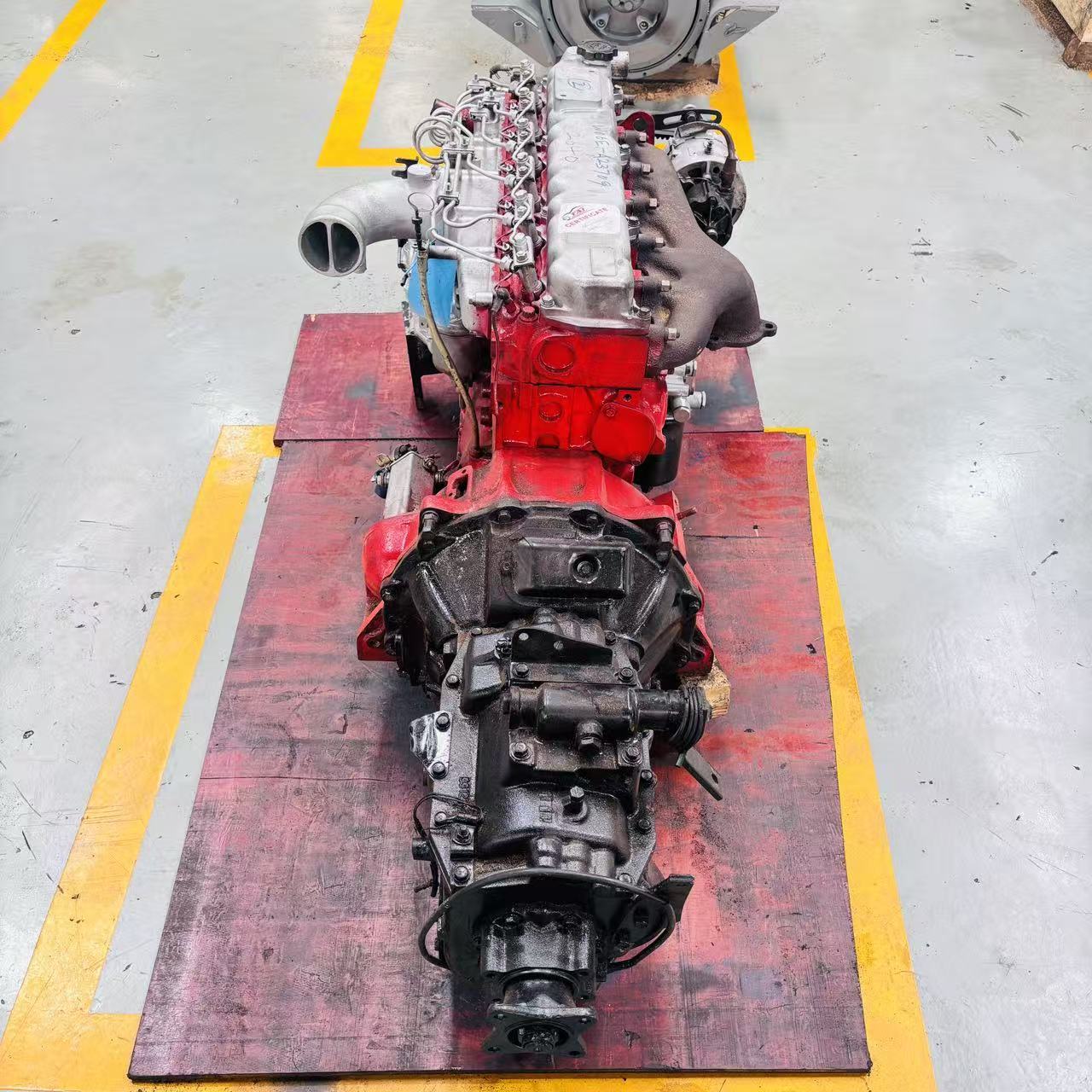 W06E Complete 6-Cylinder Diesel Engine Assembly 165 HP 6.014 L Displacement for HINO Ranger FC FD GD Series