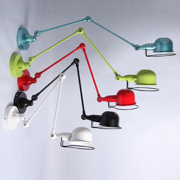 Vintage industrial style loft creative minimalist swing arm wall lamp (WH-VR-09)