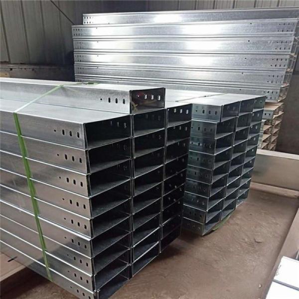 Industrial Hot Dip Galvanized Cable Tray Suspended / Wall Mounted