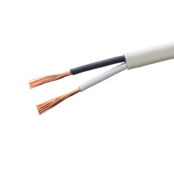VDE Listed H03vvh2-f H05vvh2-f Flat Power Cable 300/500V 2 Core Oxygen-free Copper Wire 0.5 0.75 1 Mm2 Electric Wires