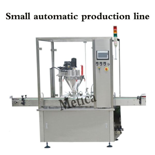 Automatic Pepper & Chili Powder Filling and Capping Integrated Machine