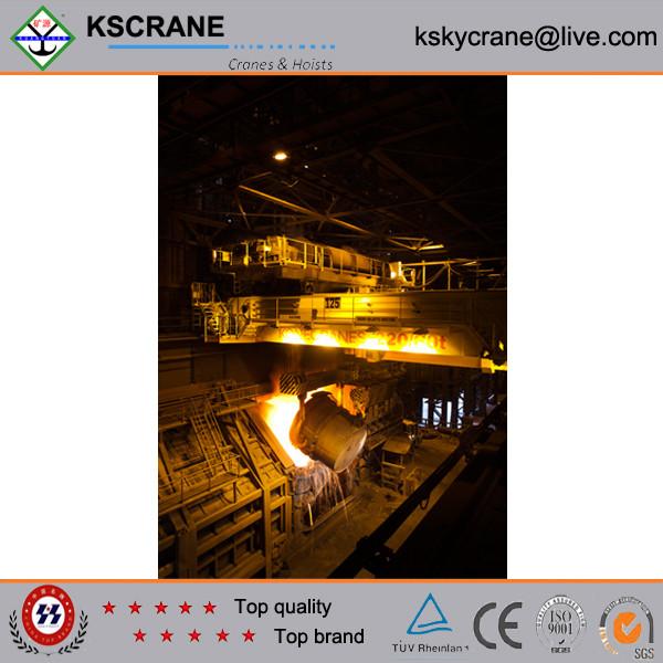 Double Girders Foundry Crane For Steel Workshop