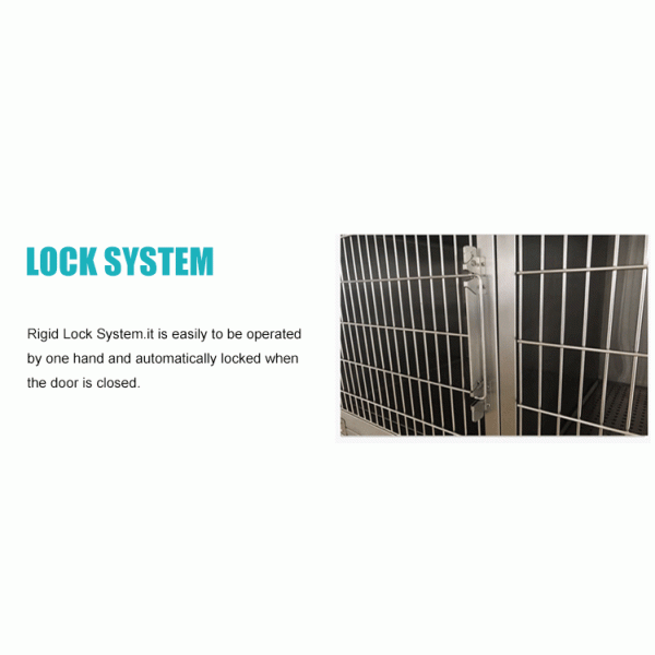 Крепкие изготовленные на заказ металлические продукты/клетка собаки нержавеющей стали с 4 колесами рицинуса