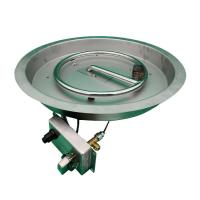 Le rond 20lb mettent le feu à Pit Pan Insert kit de Pan Burner de propane de 65000 Btu
