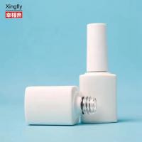 Bouteille en verre de vernis à ongles 8 ml Carré avec pinceau Gel vide UV Bouteille de vernis à ongles