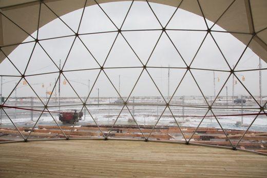 Fire Ratardant Modular Sphere Geodesic Party Dome Tent 200 Kg/Sqm
