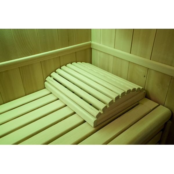 Outdoor Spruce and Red Cedar Shaped Sauna Room