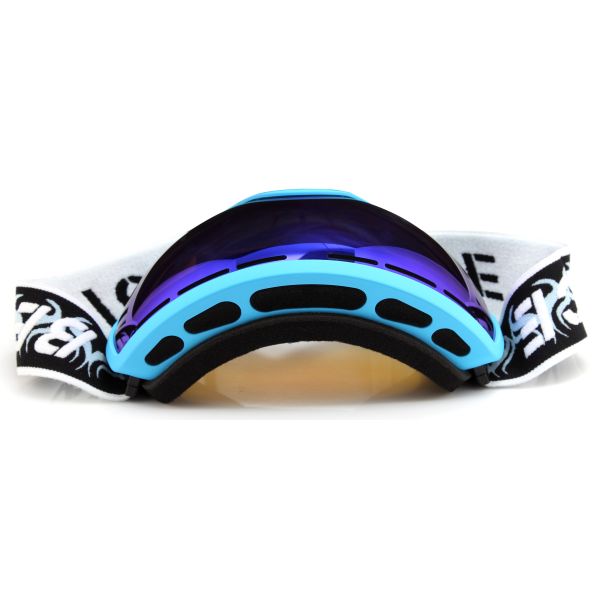 Full Face Anti Fog Snow Goggles Quick Interchangeable Helmet Compatible