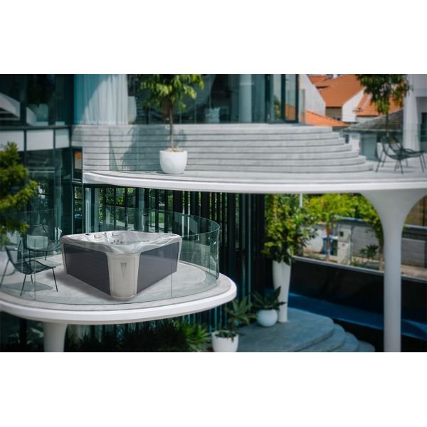 Los 4 balnearios al aire libre de alta calidad de la tina caliente del balneario de las personas burbujean bañera para el masaje