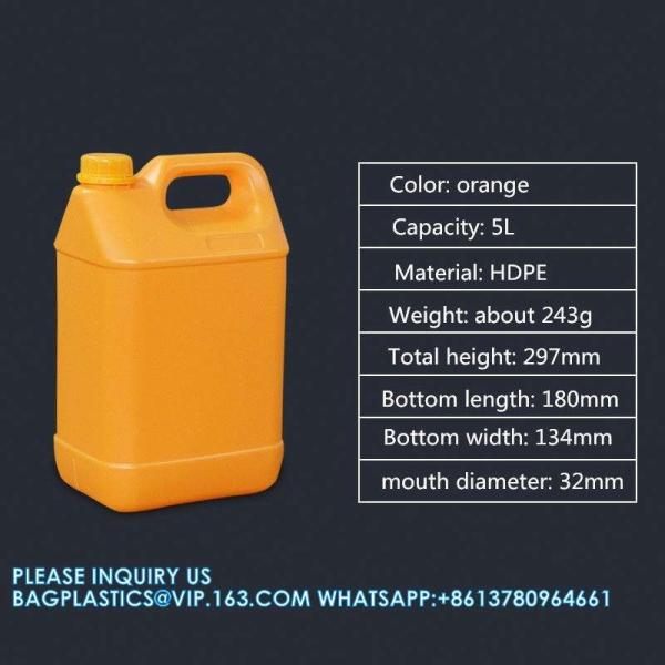 1L 2L 2.5L 3L 4L 5L 6L 10L Plastic Barrel Jerry Can For Oil Chemical Wine Storage Chemical Container