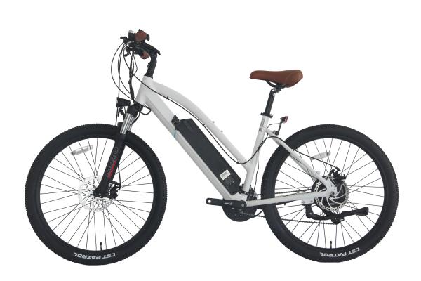 250w/500w Female Electric Bike , 26 Ladies Full Suspension Electric Mountain Bike