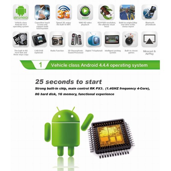 Ouchuangbo Car Radio Video Player Android 4.4.4 for Volkswagen Polo /Candy /Scirocco GPS Navigation iPod OCB-004D