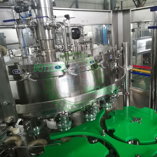 Auto Carbonated Soft Gas Soda Drink Tin / Aluminum Cans Filling Machine
