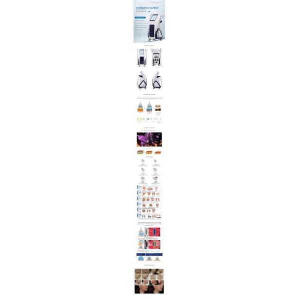 360 Degree Cryotherapy Fat Freezing Machine Double Chin OMG105