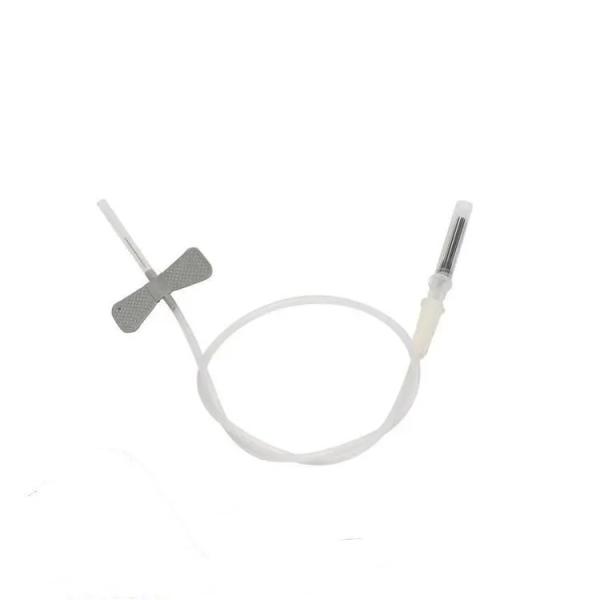Disposable 23G Butterfly Blood Collection Needle Set with Holder for Clinical and Patient Care