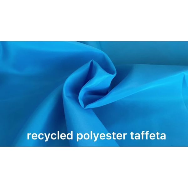ocean recycle 190T Taffeta fabric for lining rain coat umbrella fabric