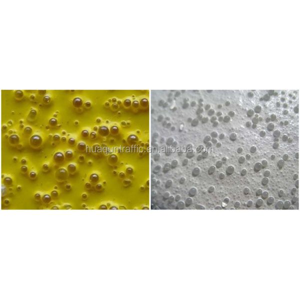 Hot Sale In Nigeria And Philippines High Reflective White And Yellow Road Paint Mixed Glass Bead Marking Highway Thermoplastic Reflective Road Paint