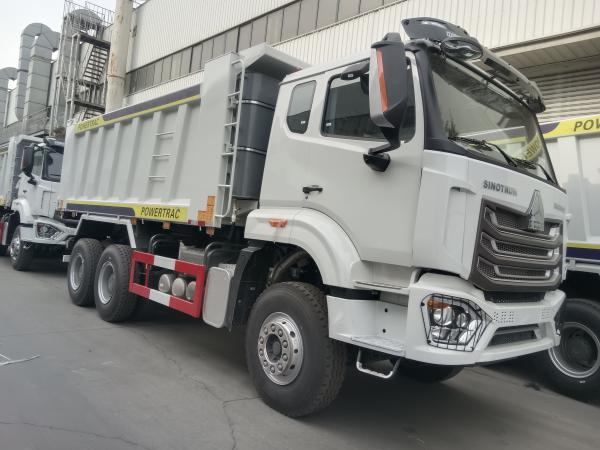 30-40 Tons RHD 10 Wheels Tipper Dump Truck SINOTRUK Haohan For Construction White