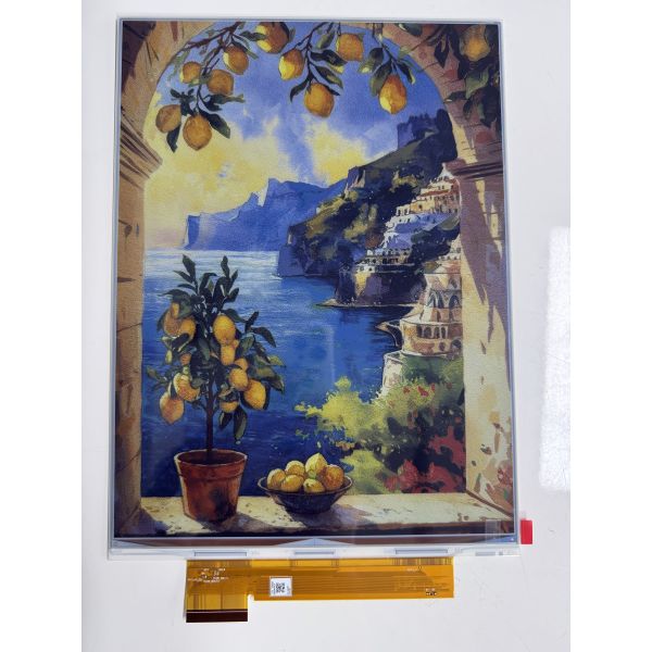 13.3 inch E Ink Display Module with 1200 by 1600 pixels and 6 color e paper technology for e readers and digital signage