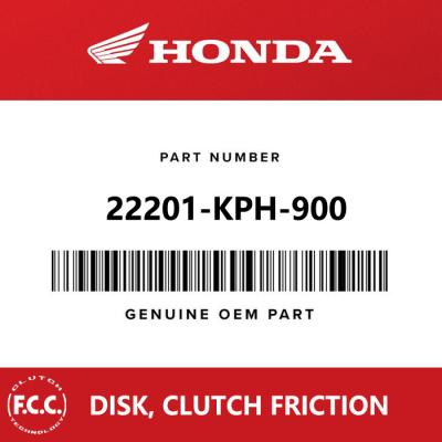 Motociclo OEM FCC embreagem placa de papel disco de atrito para Honda KPH Wave 125