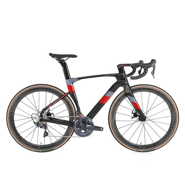 Super Strength T1000 Womens Carbon Fiber Road Bike Thru Axle 142mm For Adult