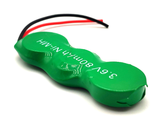 Настраиваемые 80 мАч кнопочные батареи NiMH 1.2V 2.4V 3.6V