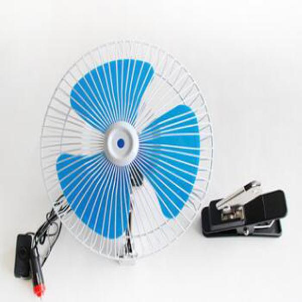 Fã portátil recarregável elétrico, ventiladores de refrigeração 12v/24v elétricos para carros