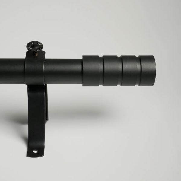 Living Room Aluminum Alloy Paint Curtain Rod Finials