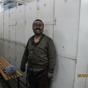 Beige Changing Room Lockers 4 Tier 1810 × 310 × 460mm For Gym / Swimming Pool