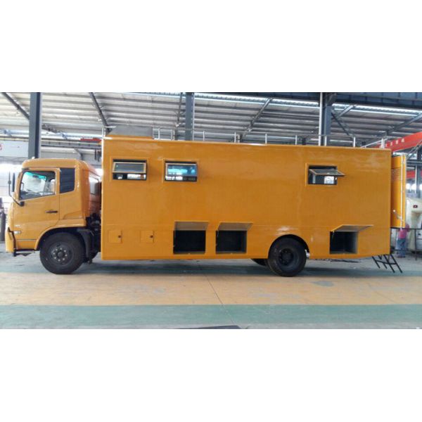 King Run Mobile Kitchen Truck For Outdoor Engineering Project Camping Dining