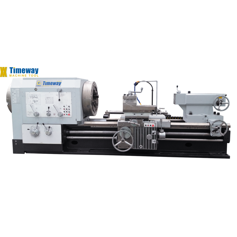 Medium Duty 4-jaw Electric Pipe Threading Lathe Q-330 for Metal Bed width 755 mm