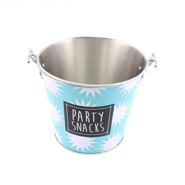 4 Color Metal Tin Cans Wine Bucket Round 5L 10L Large Ice Bucket