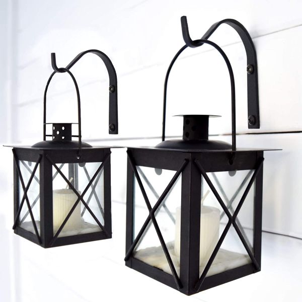 Декоративный железный металлический настенный крюк для растений подвесная скобка гибкий крюк фонарь настенный подвес для вешающих растений на открытом воздухе