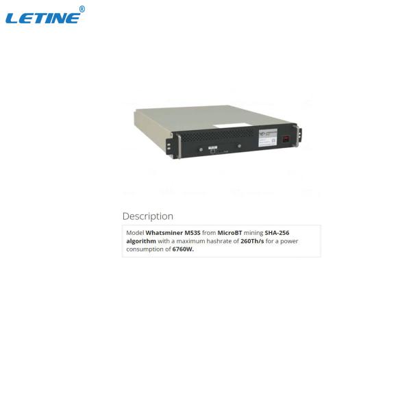 SHA-256 Water Cooling Bitmain Asic Antminer Whatsminer M53S 260T