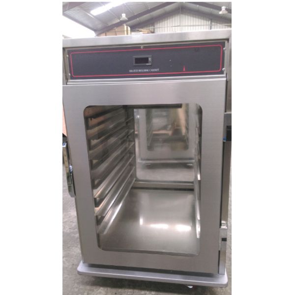 7 Trays Electric Glass Door Two Side Open Commercial Food Warmer Holding Cabinet