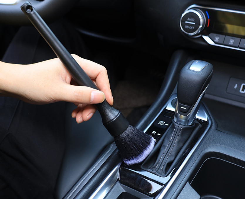 Dual-Purpose Home and Car 5-Piece Multi-Function Air Outlet Interior Gap Brush Small Plastic Brush Details