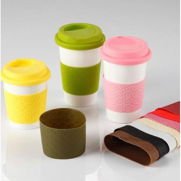 Бутылка BPA свободная подгоняла Sleeving силиконовой резины