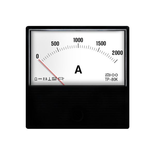 TP-80K 2000A Analog Ammeter - Welding Machine Dedicated, Durable Case, High Accuracy