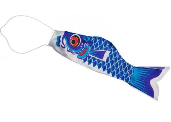 Mini Fish Windsock Colorful Silk Screen Printing Beautiful Flying Style