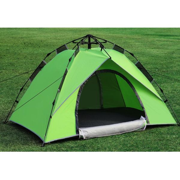 Dome Tent, Lightweight Waterproof Family Camping Tents for 1-3 People-Outdoor Style, Two-Layer(HT6082)