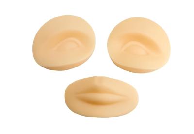 O silicone barato de alta qualidade do preço 3D desinstala o modelo Head With Eyes e o bordo para a escola de treinamento permanente da composição da tatuagem