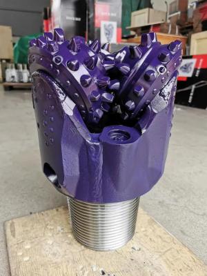 Mining Steel Tooth Tricone Bit Drilling With Dome / Round Button
