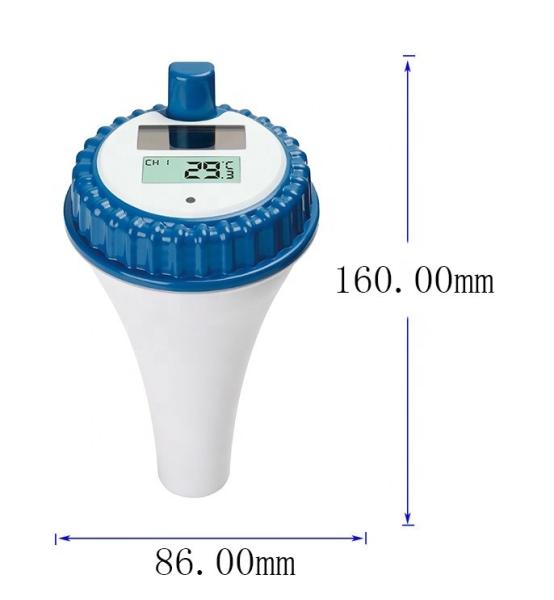 48s Data Update Solar Wireless Water Thermometer For Indoor And Outdoor Swimming Pools