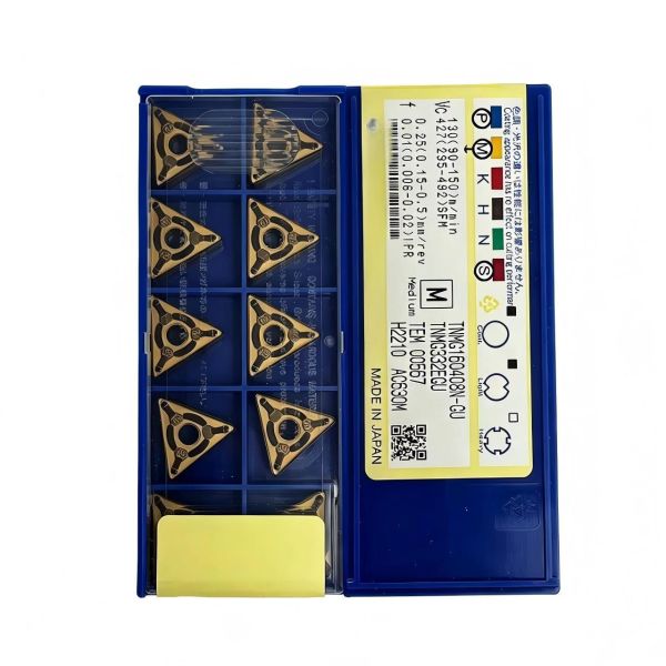 TNMG160408N-GU AC630M Carbide Turning Insert for CNC Steel Machining