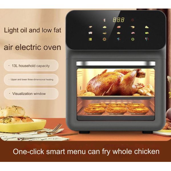 Large Capacity Digital Air Fryer Oven Multifunctional Bakery Machine for Small Kitchens