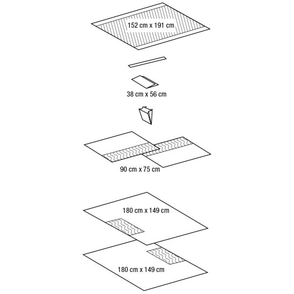 SP SMS SMMS SMMMS Disposable Surgical Packs 40g 60g for Paediatric