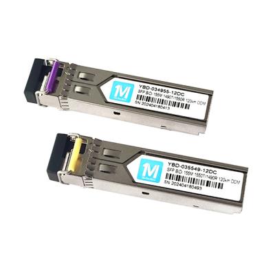 3.3V Fiber Optic Transceivers 155M BIDI 120km 1490nm/1550nm LC Connector DDM WDM Simplex Optical Module Transceiver SFP Module